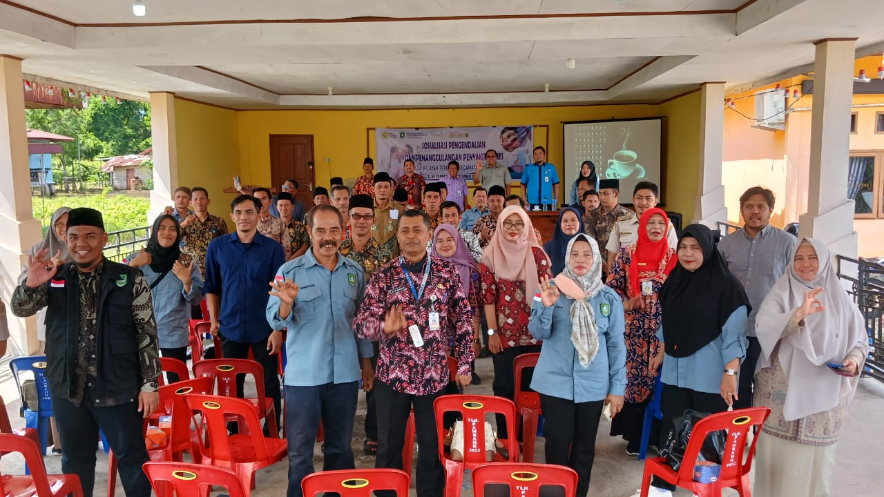 Balai Veteriner Bukittinggi dan Dinas TPHP Kab. Bengkalis melaksanakan KIE/sosialisasi pengendalian dan penanggulangan rabies di Desa Teluk Pambang, Kecamatan Bantan, Kab Bengkalis.