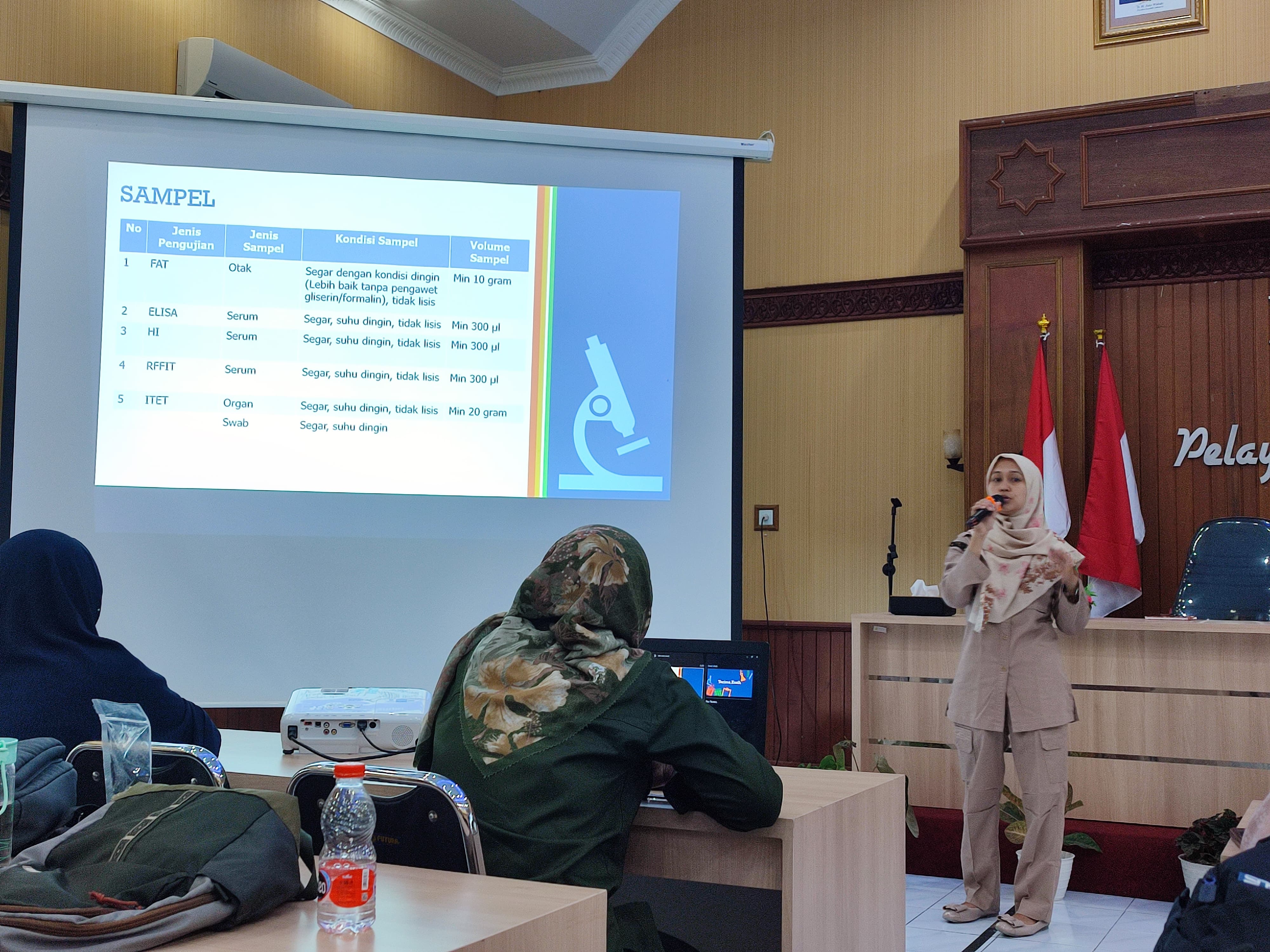 Seminar internal di Balai Veteriner Bukittinggi, Selasa,13 Agustus 2024