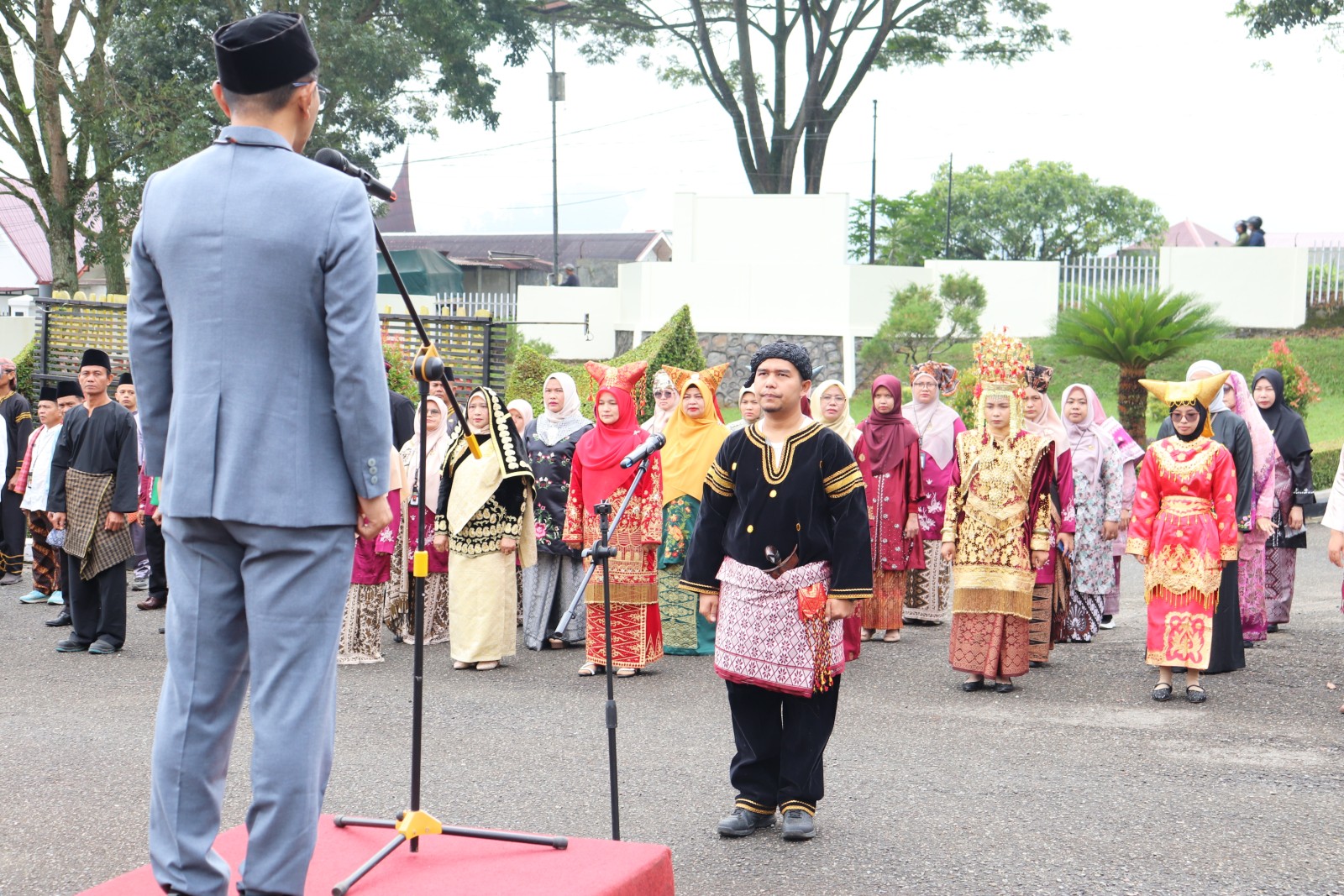 Balai Veteriner Bukittinggi Bersama Penyuluh Pertanian Kobarkan Semangat Patriotik, Gigih, Berempati pada upacara peringatan hari sumpah pemuda